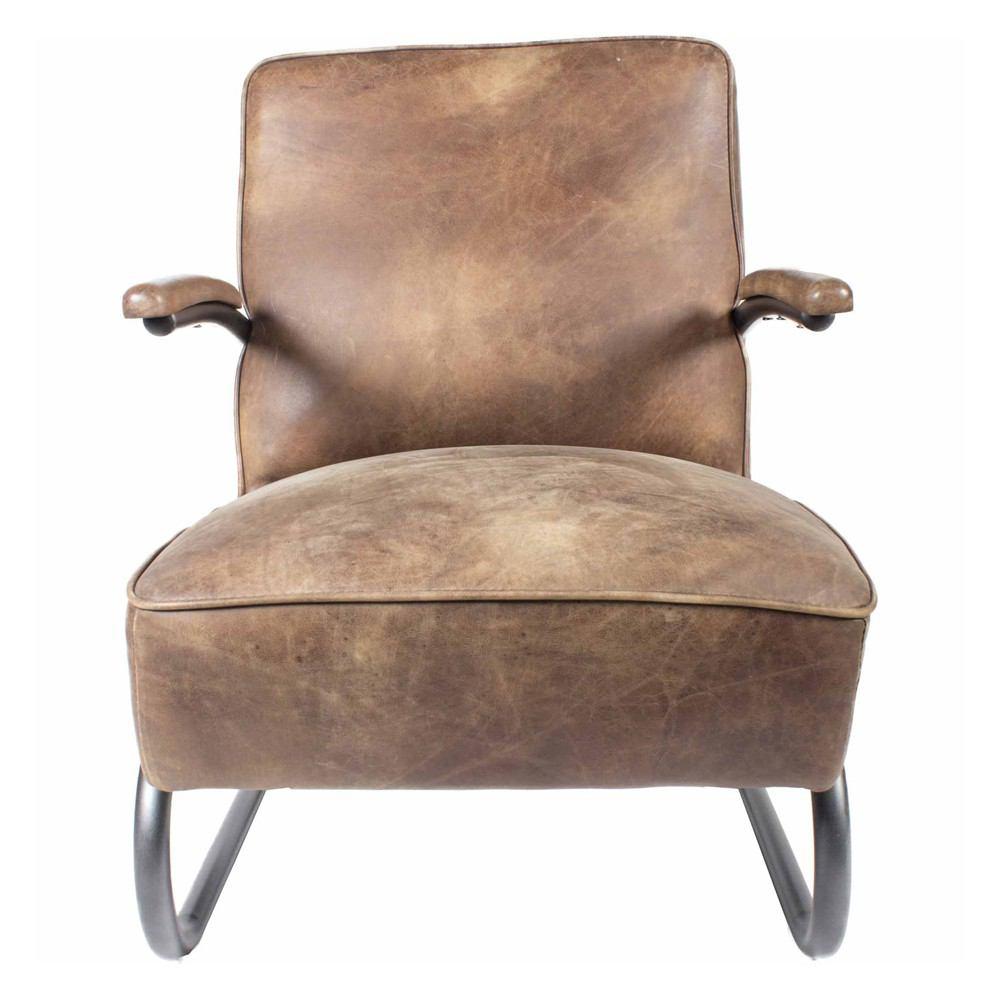 Moe's Home Collection Perth Club Chair - Light Brown