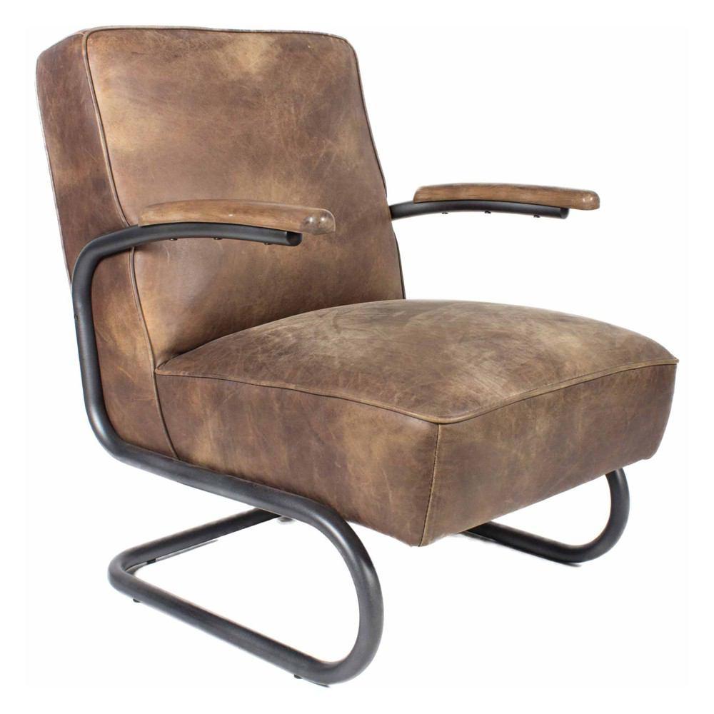 Moe's Home Collection Perth Club Chair - Light Brown