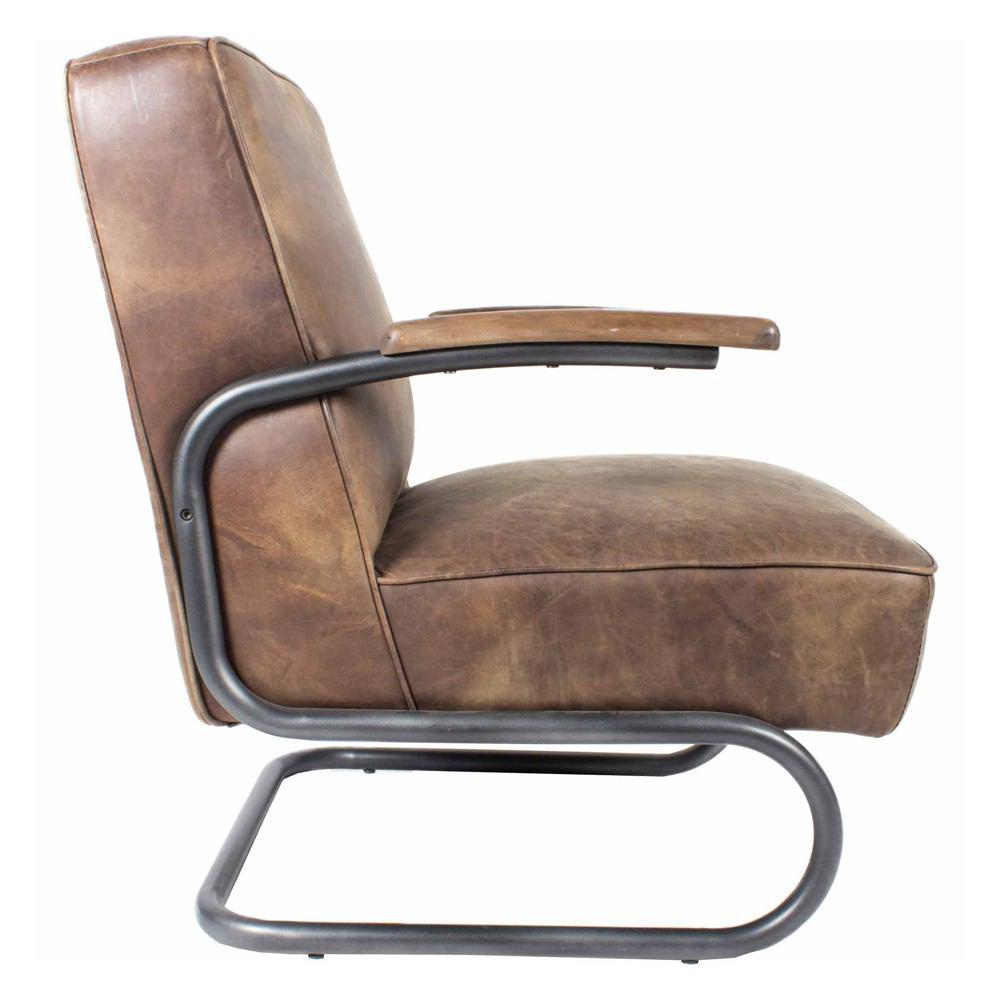 Moe's Home Collection Perth Club Chair - Light Brown