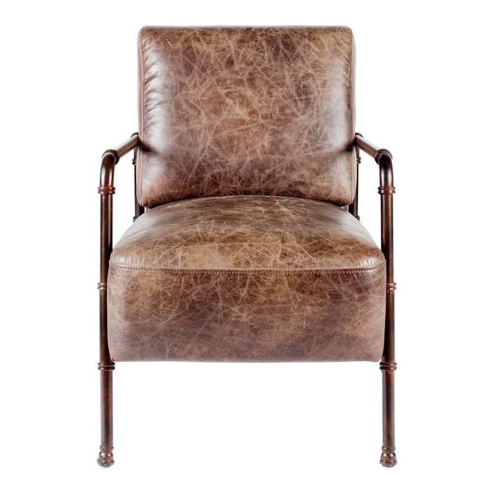 Moe's Home Collection Livingstone Club Chair - Light Brown