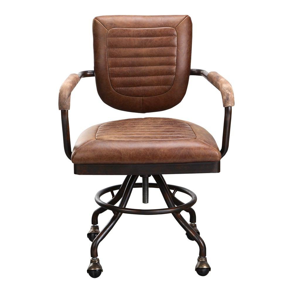 Moe's Home Collection Foster Desk Chair - Soft Brown