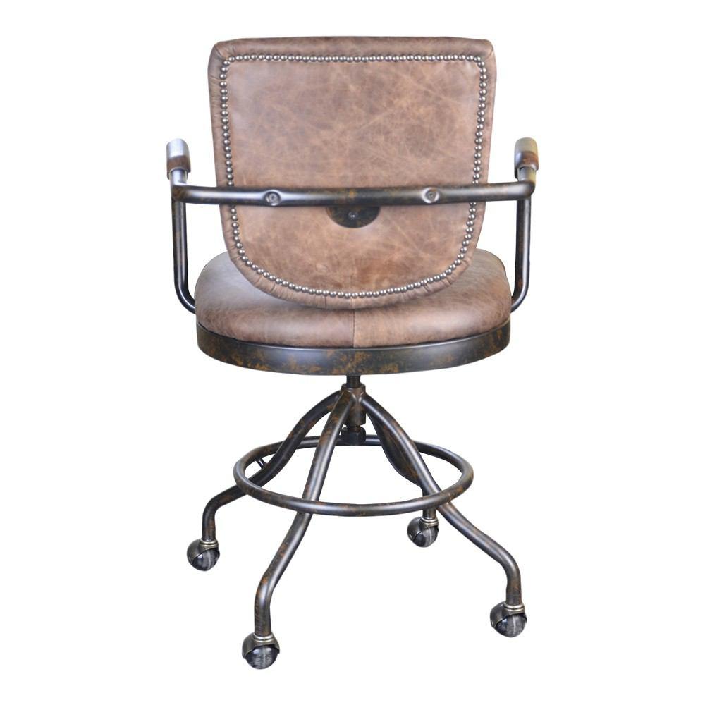 Moe's Home Collection Foster Desk Chair - Soft Brown