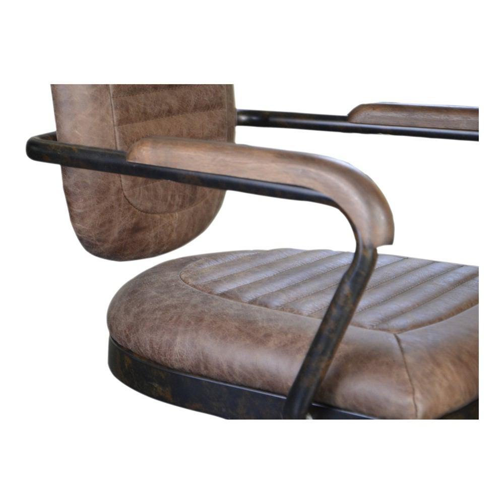 Moe's Home Collection Foster Desk Chair - Soft Brown