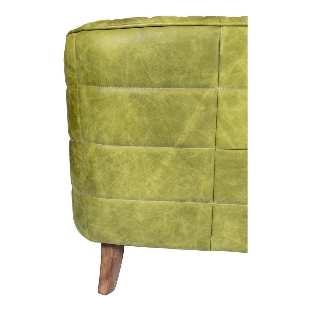 Moe's Home Collection Magdelan Tufted Leather Sofa