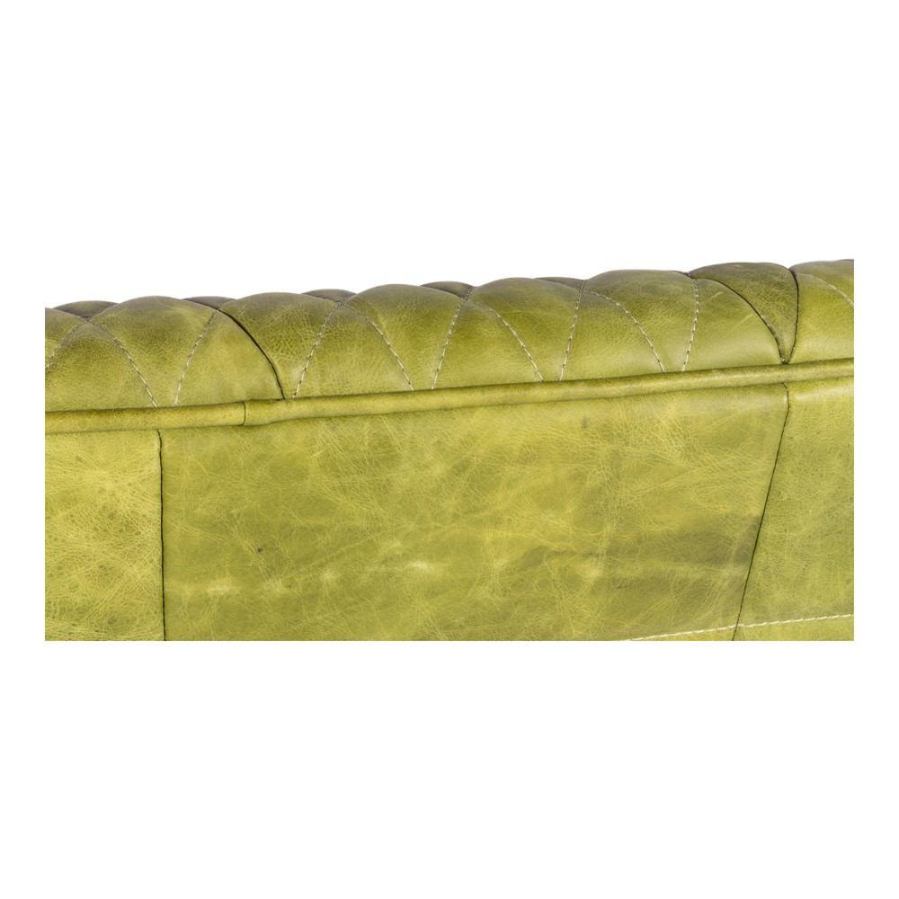 Moe's Home Collection Magdelan Tufted Leather Sofa