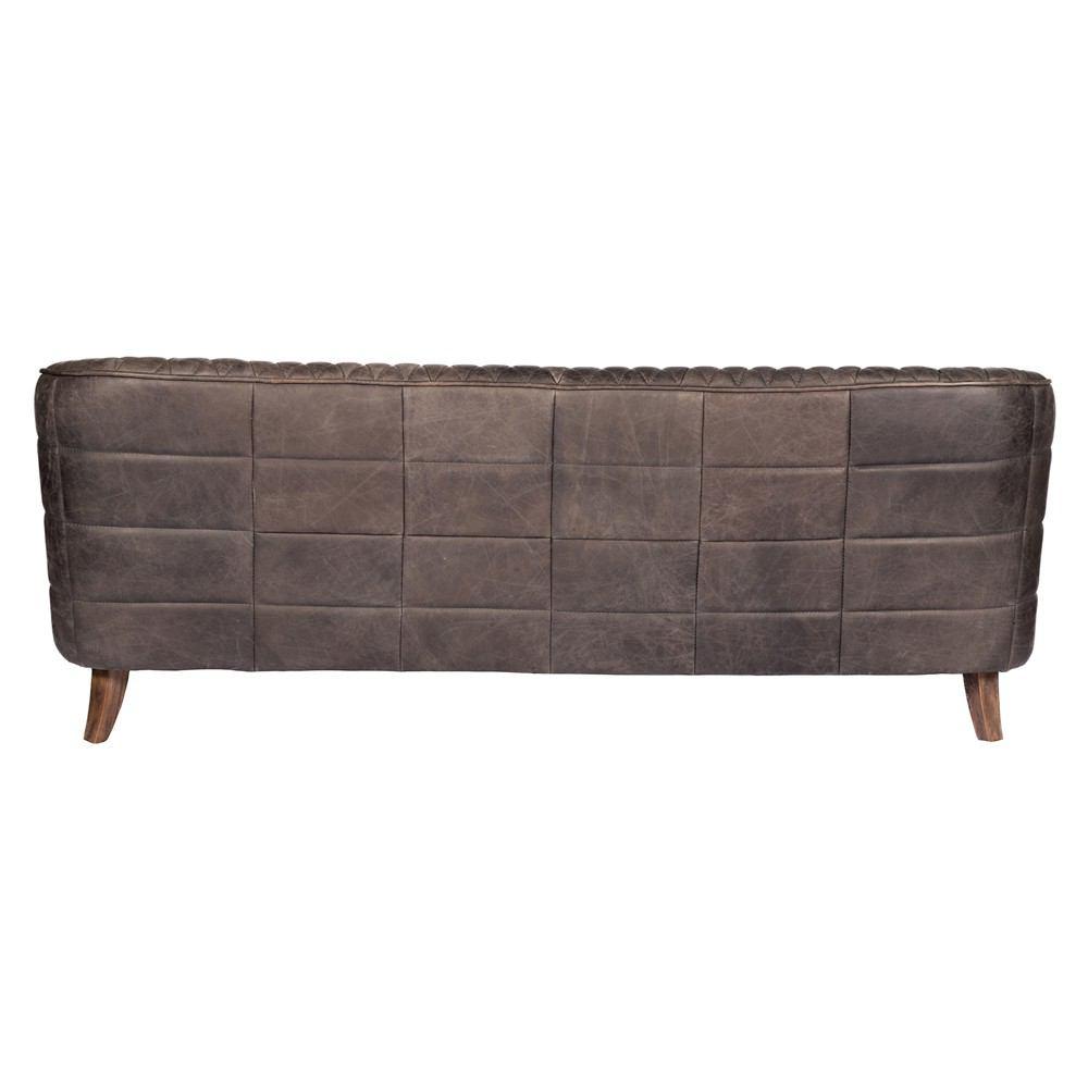 Moe's Home Collection Magdelan Tufted Leather Sofa
