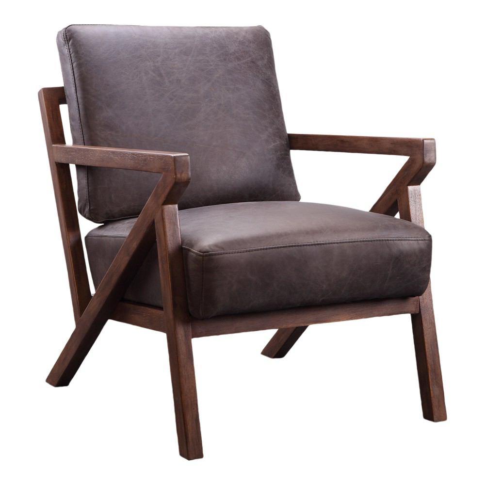 Moe's Home Collection Drexel Arm Chair Antique Ebony