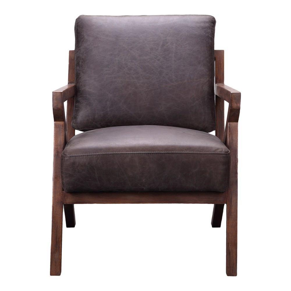 Moe's Home Collection Drexel Arm Chair Antique Ebony
