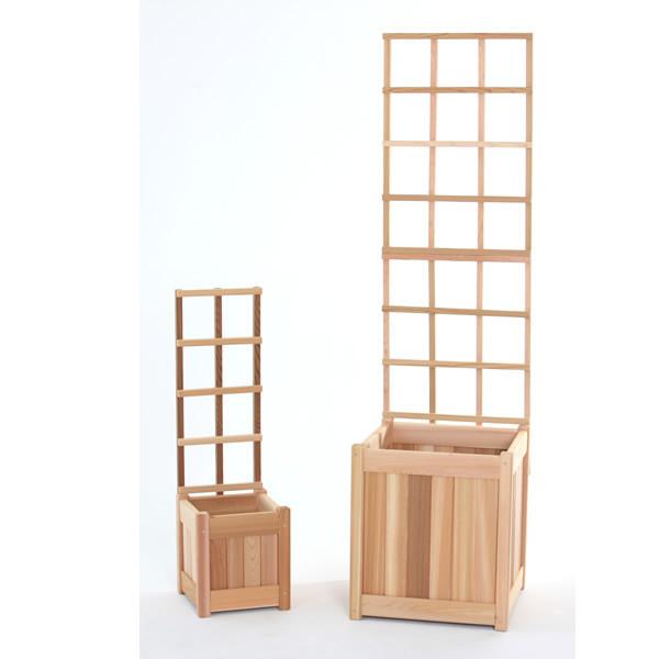All Things Cedar 4pc. Planter Set/w trellis