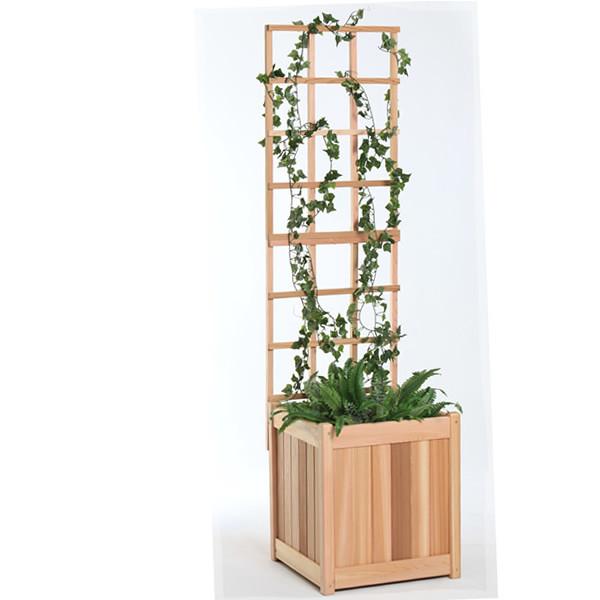 All Things Cedar 2pc. Planter w/ Trellis