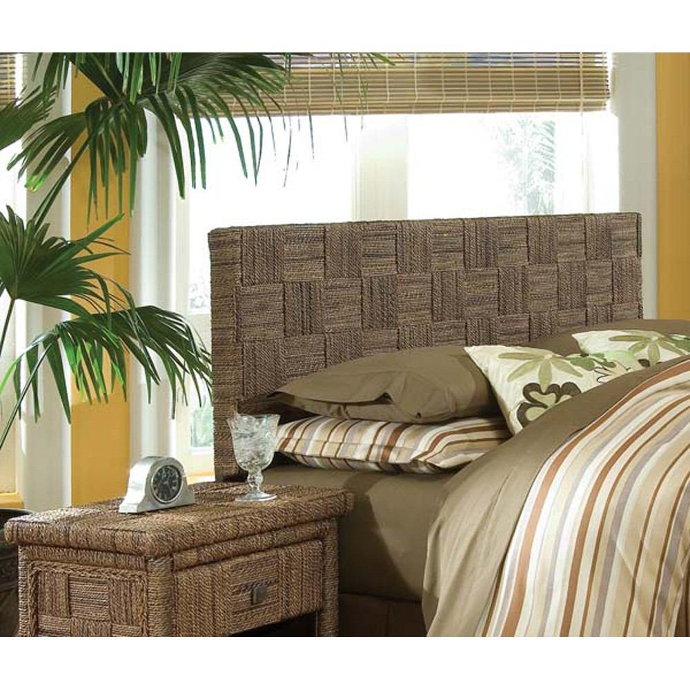 Padma's Plantation Plaid Low Headboard - Queen - Abaca Twist