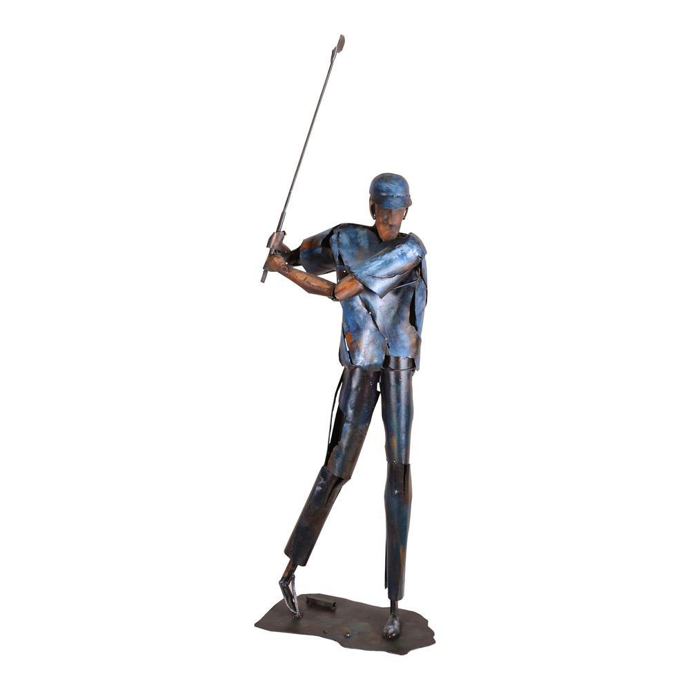 Moe's Home Collection Golfer Statue - Blue