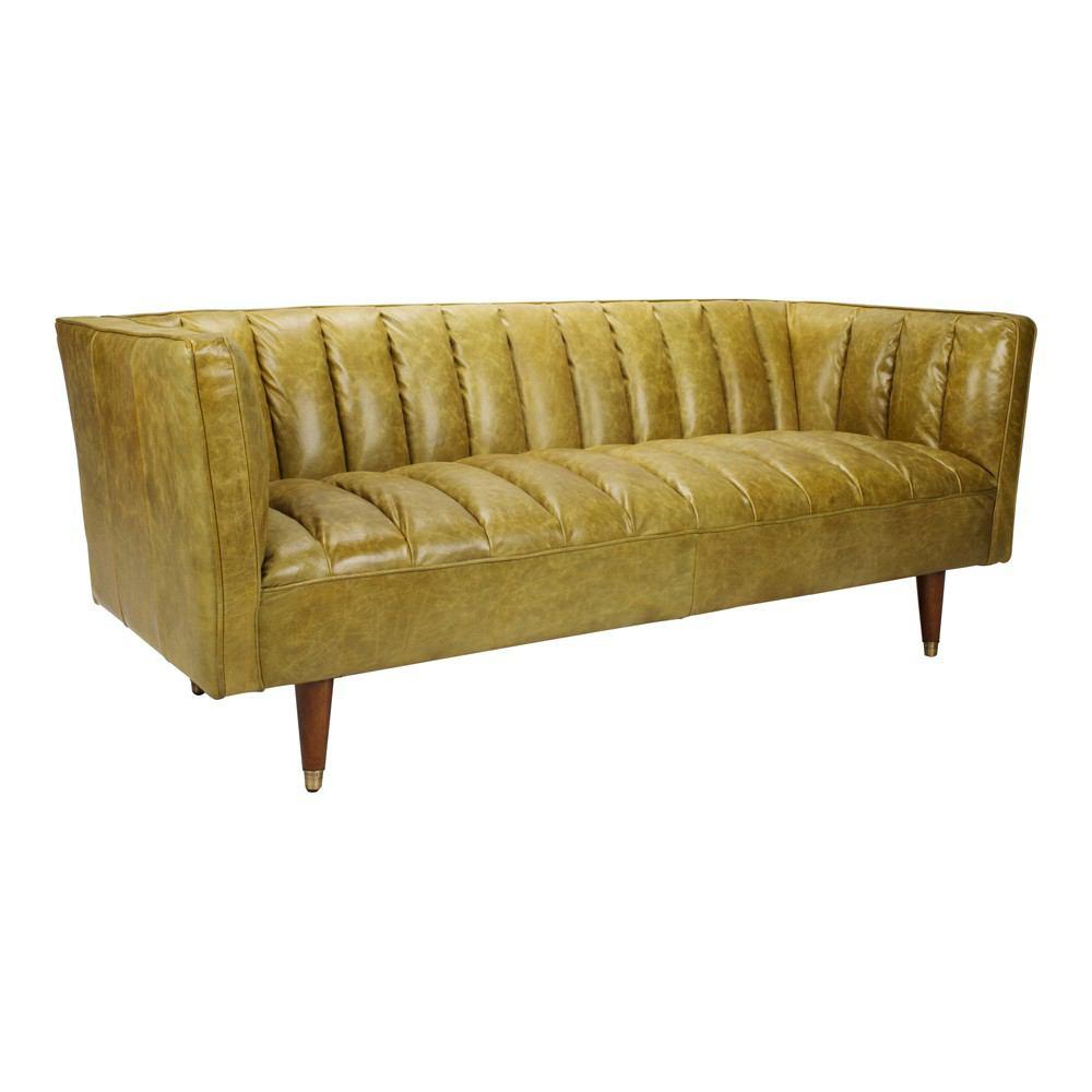 Moe's Home Collection Barin Leather Sofa