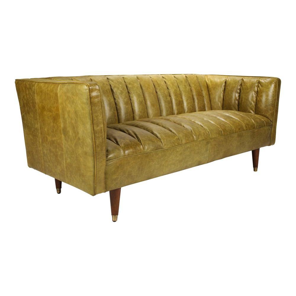 Moe's Home Collection Barin Leather Sofa