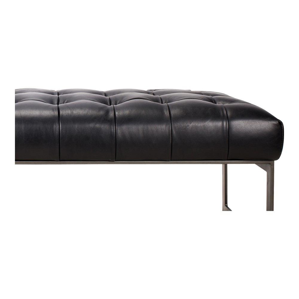 Moe's Home Collection Wyatt Leather Bench