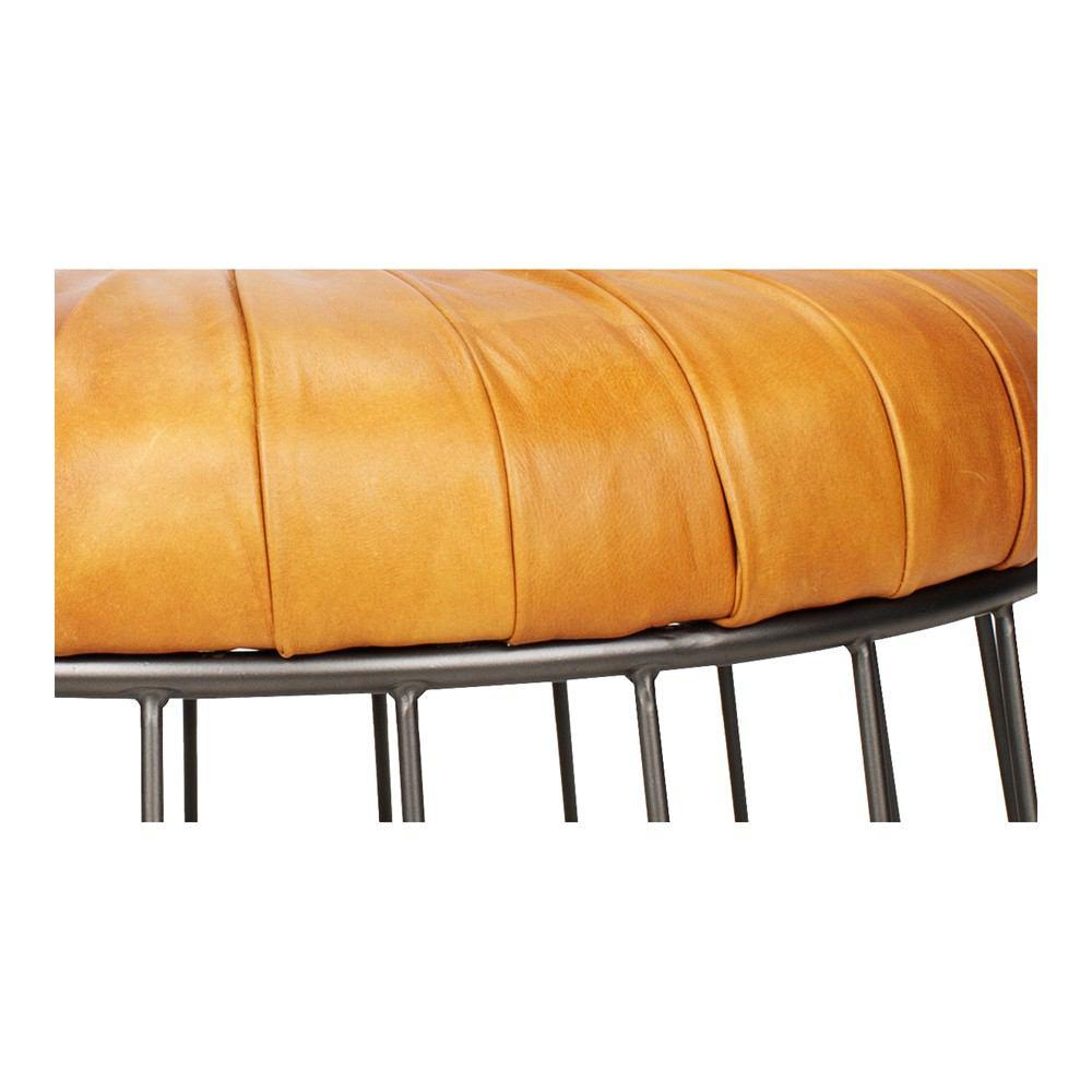 Moe's Home Collection Radcliffe Leather Ottoman