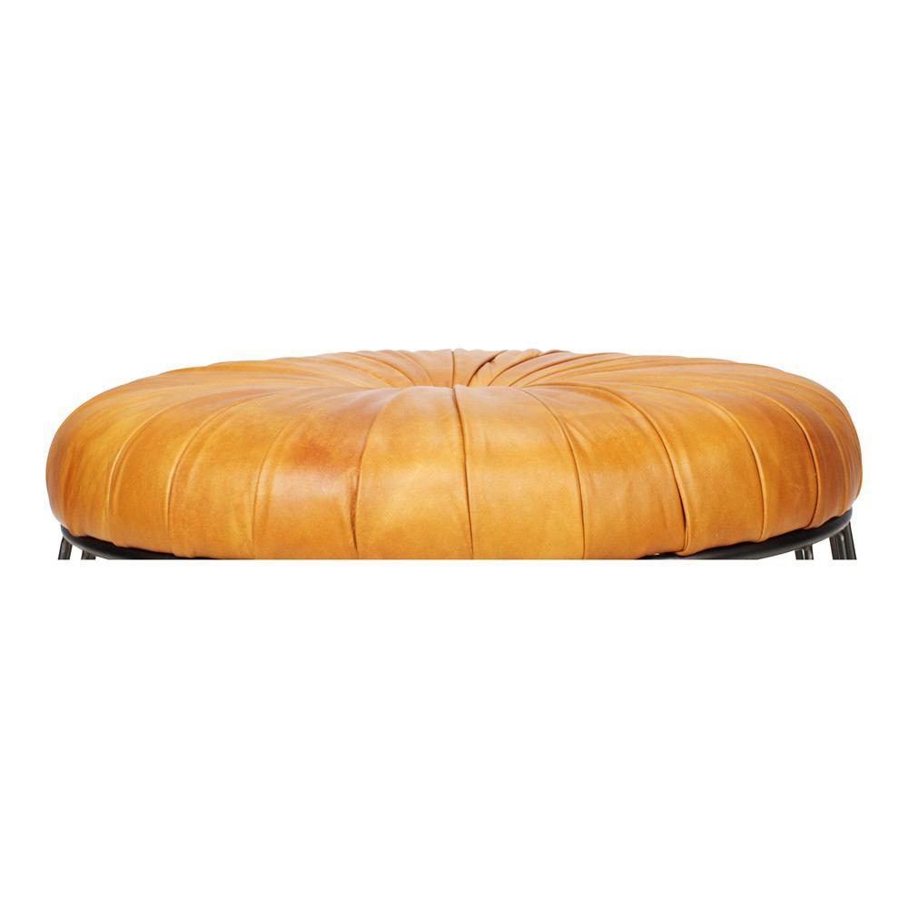 Moe's Home Collection Radcliffe Leather Ottoman