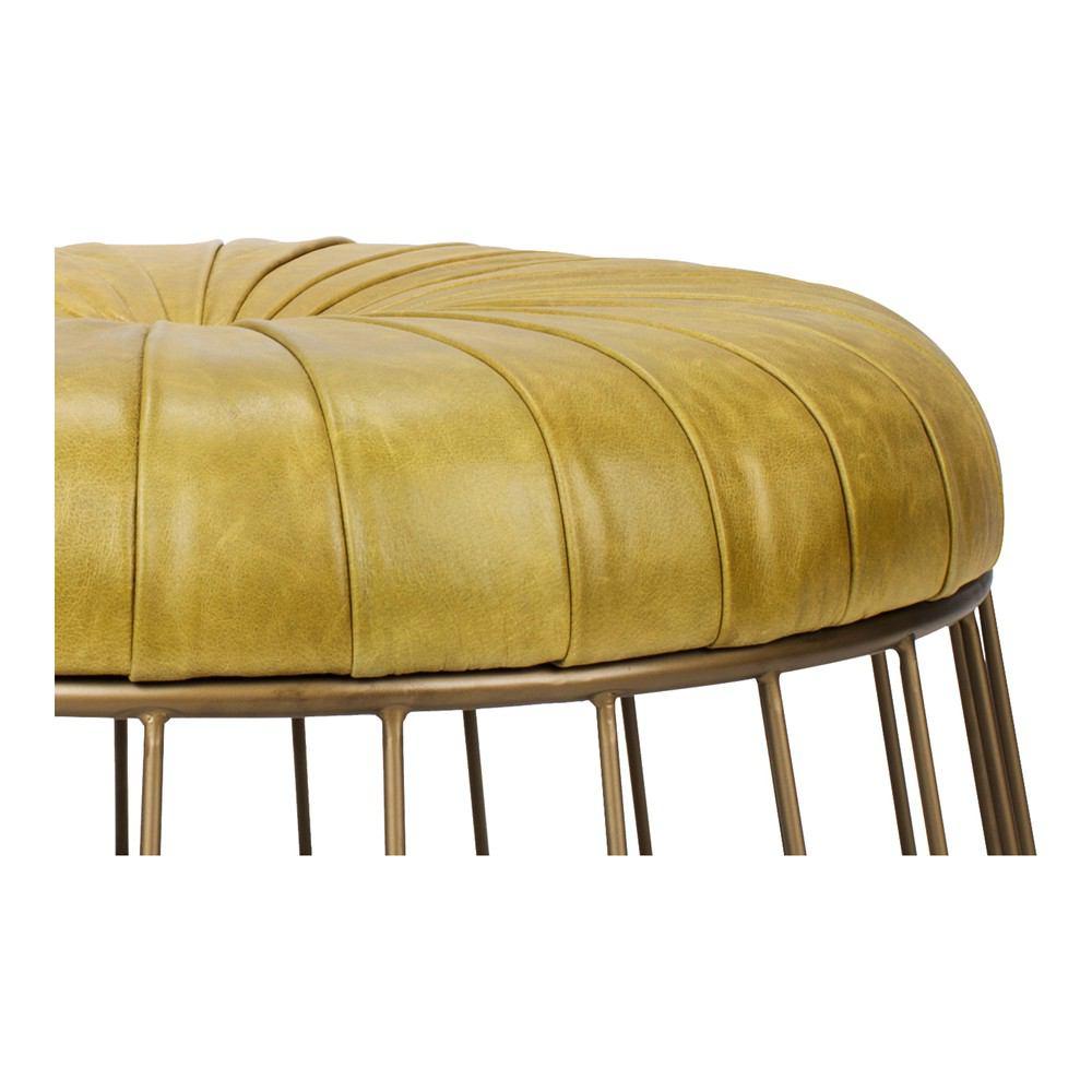 Moe's Home Collection Radcliffe Leather Ottoman