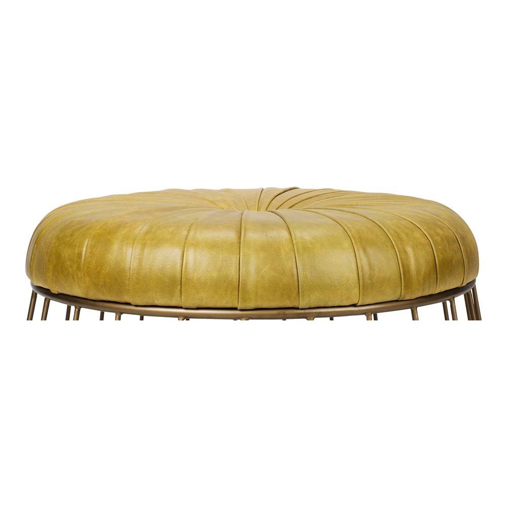 Moe's Home Collection Radcliffe Leather Ottoman