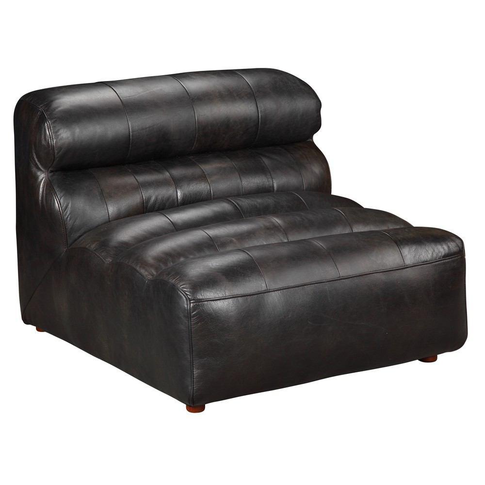 Moe's Home Collection Ramsay Leather Slipper Chair