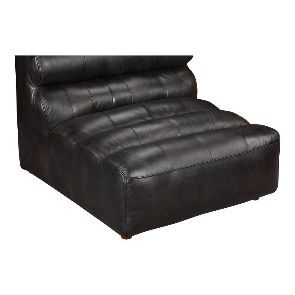 Moe's Home Collection Ramsay Leather Slipper Chair