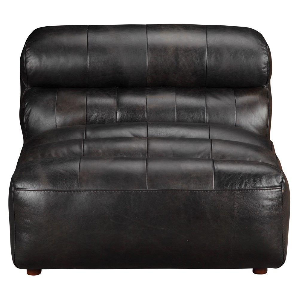 Moe's Home Collection Ramsay Leather Slipper Chair