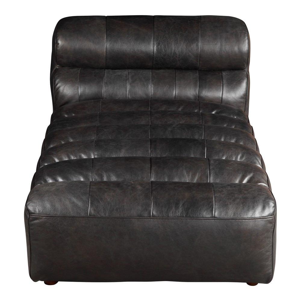 Moe's Home Collection Ramsay Leather Chaise