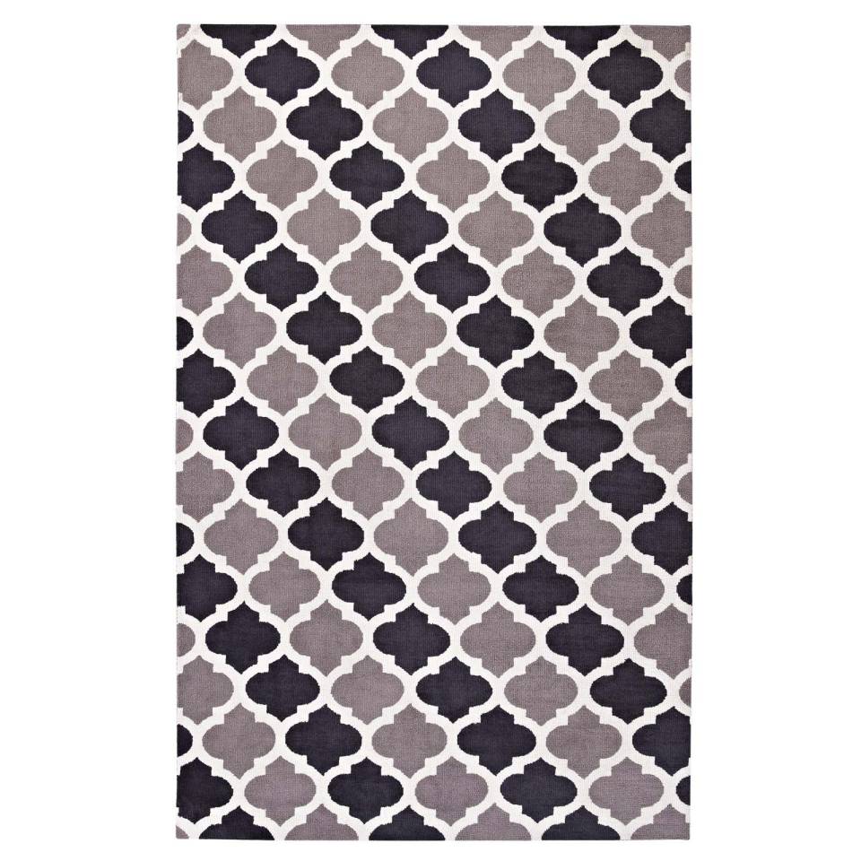Modway Lida Moroccan Trellis 5x8 Area Rug | Rugs | Modishstore-2