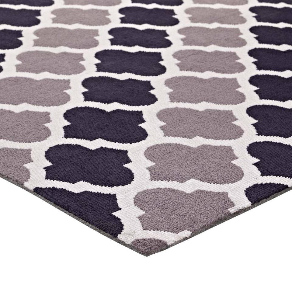 Modway Lida Moroccan Trellis 5x8 Area Rug | Rugs | Modishstore-3