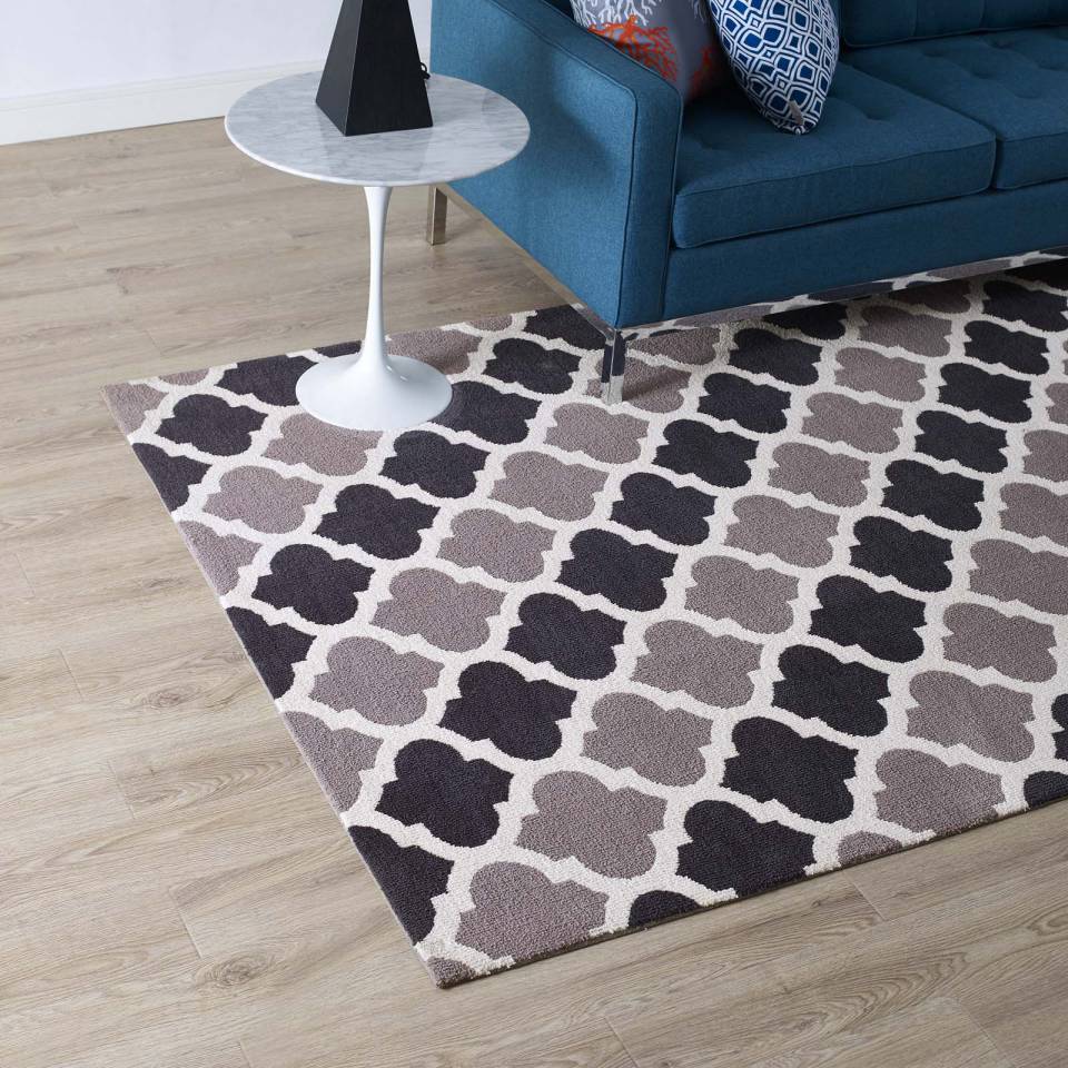 Modway Lida Moroccan Trellis 5x8 Area Rug | Rugs | Modishstore-6