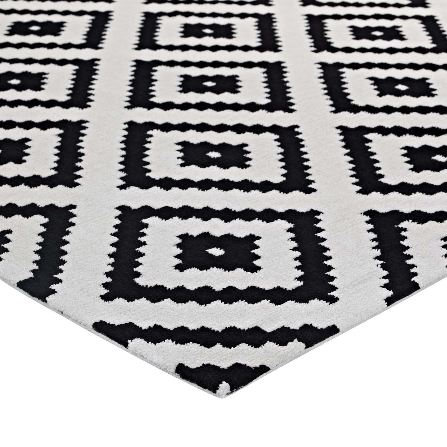 Modway Alika Abstract Diamond Trellis Area 5*8/8*10 Area Rug