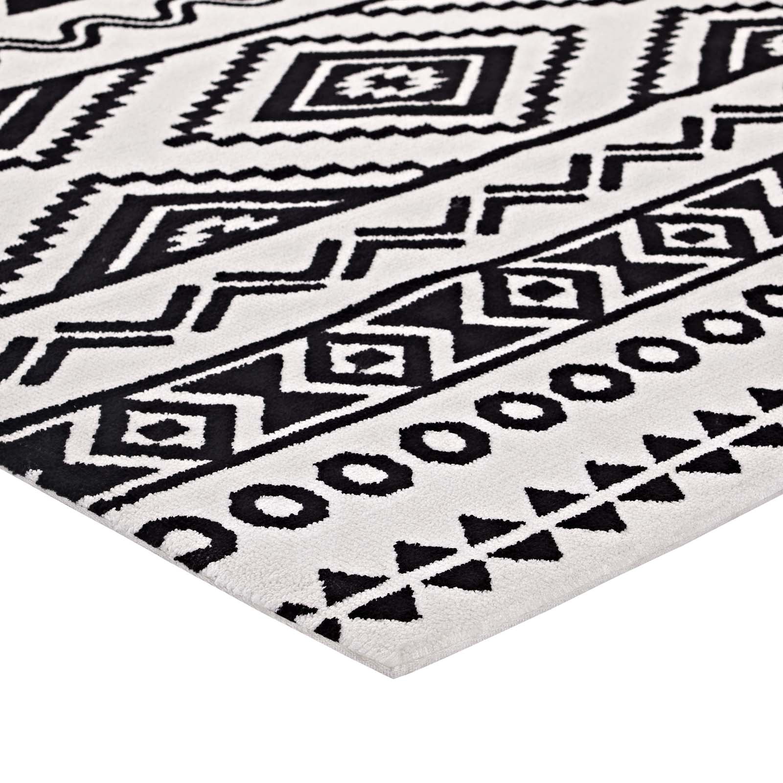 Modway Haku Geometric Moroccan Tribal 5x8 Area Rug | Rugs | 