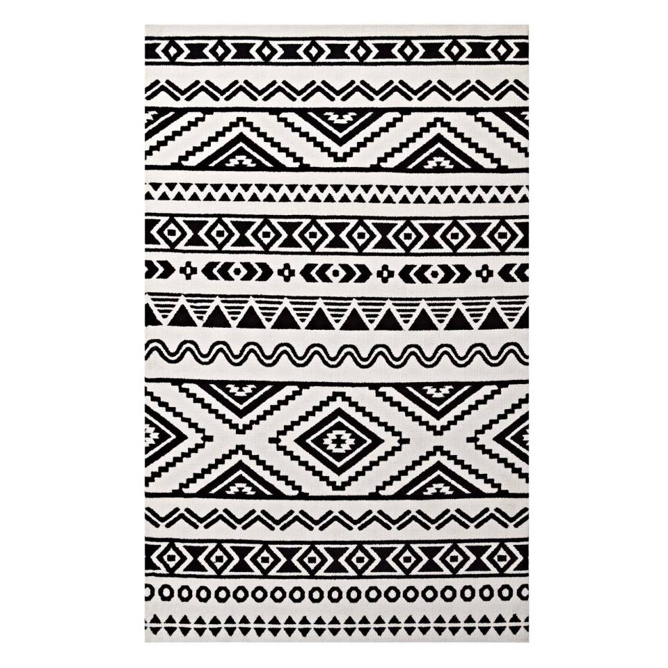 Modway Haku Geometric Moroccan Tribal 8x10 Area Rug | Rugs | 