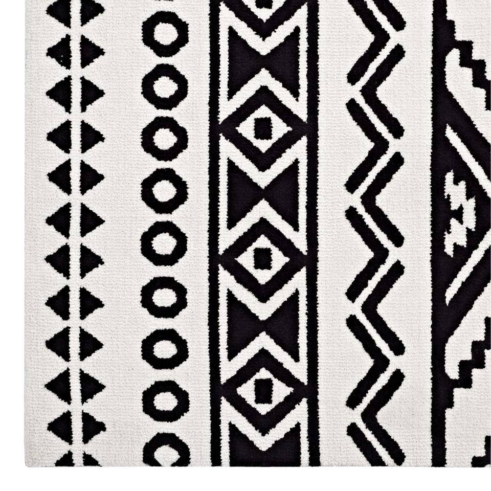 Modway Haku Geometric Moroccan Tribal 8x10 Area Rug | Rugs | 