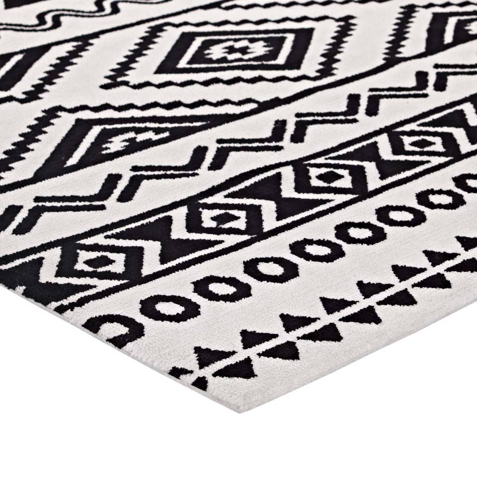 Modway Haku Geometric Moroccan Tribal 8x10 Area Rug | Rugs | 