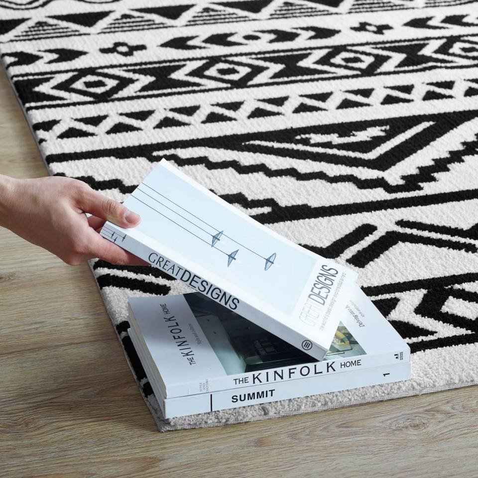 Modway Haku Geometric Moroccan Tribal 8x10 Area Rug | Rugs | 