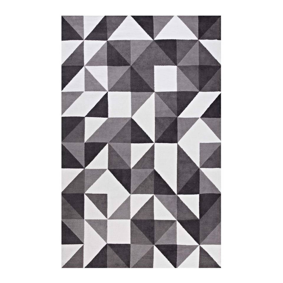 Modway Kahula Geometric Triangle Mosaic 8x10 Area Rug | Rugs | Modishstore-2