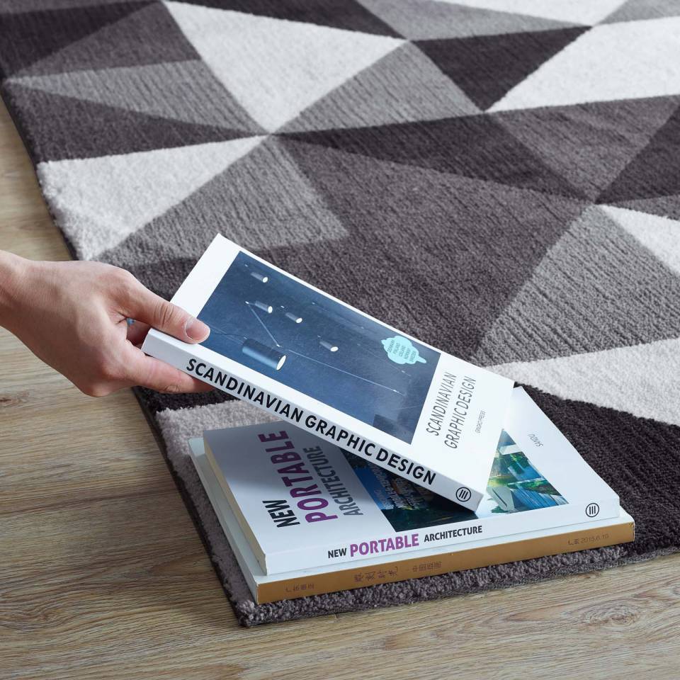 Modway Kahula Geometric Triangle Mosaic 8x10 Area Rug | Rugs | Modishstore-6