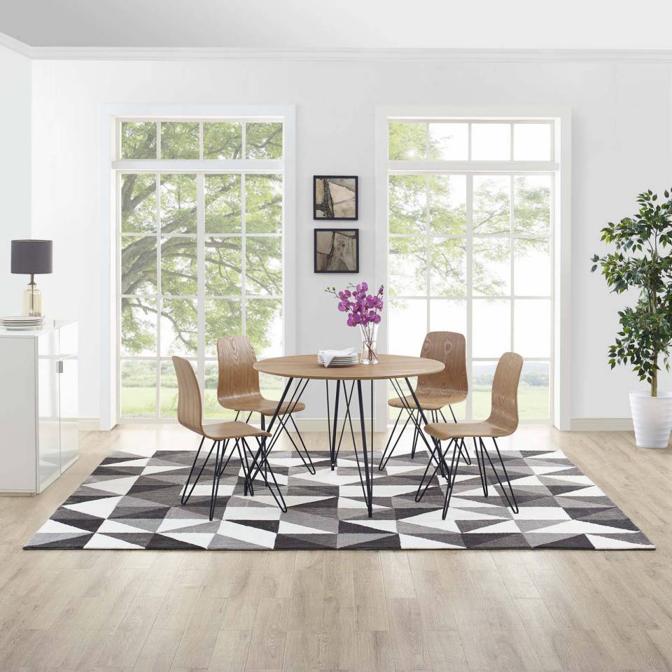 Modway Kahula Geometric Triangle Mosaic 8x10 Area Rug | Rugs | Modishstore