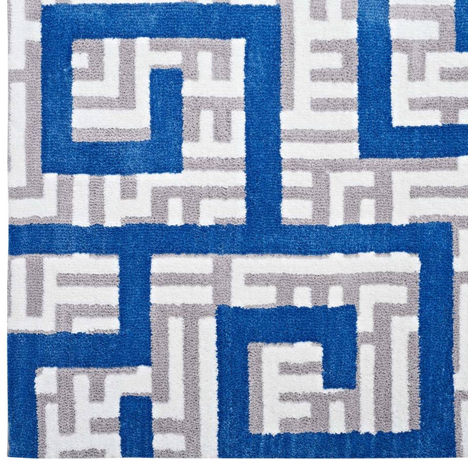 Modway Nahia Geometric Maze 8x10 Area Rug | Rugs | Modishstore-4