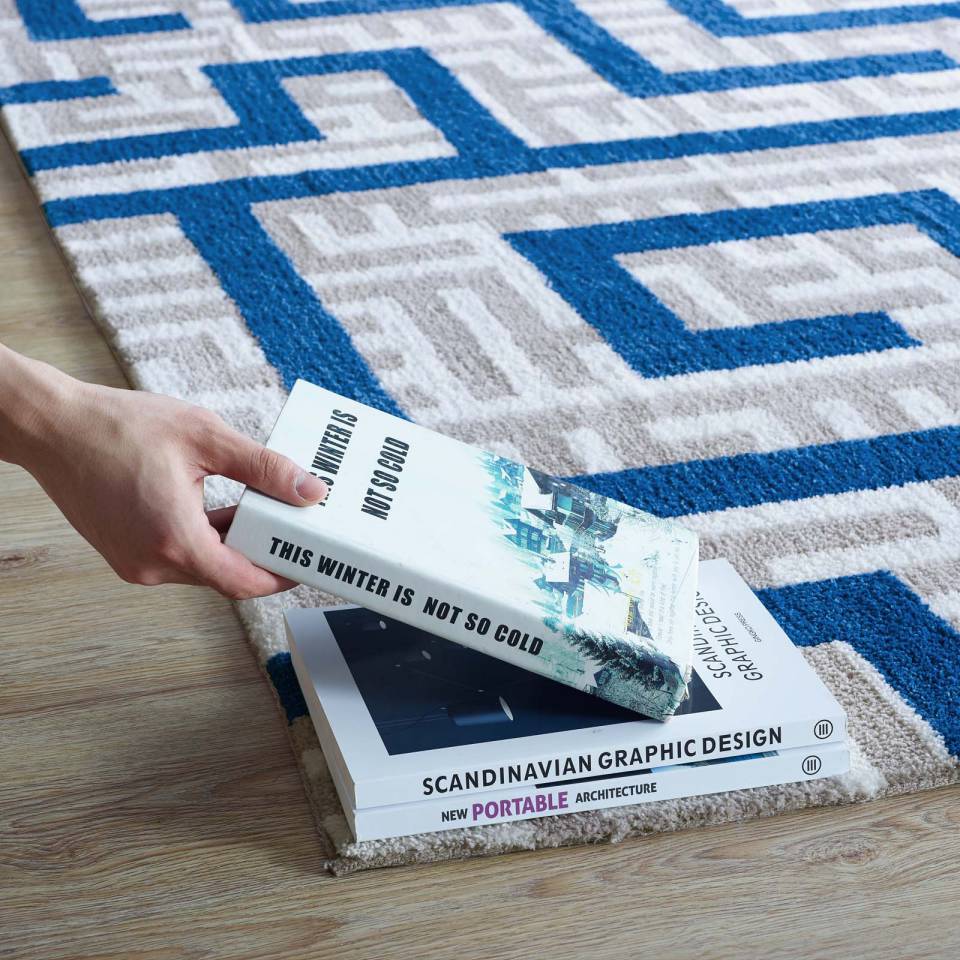 Modway Nahia Geometric Maze 8x10 Area Rug | Rugs | Modishstore-6