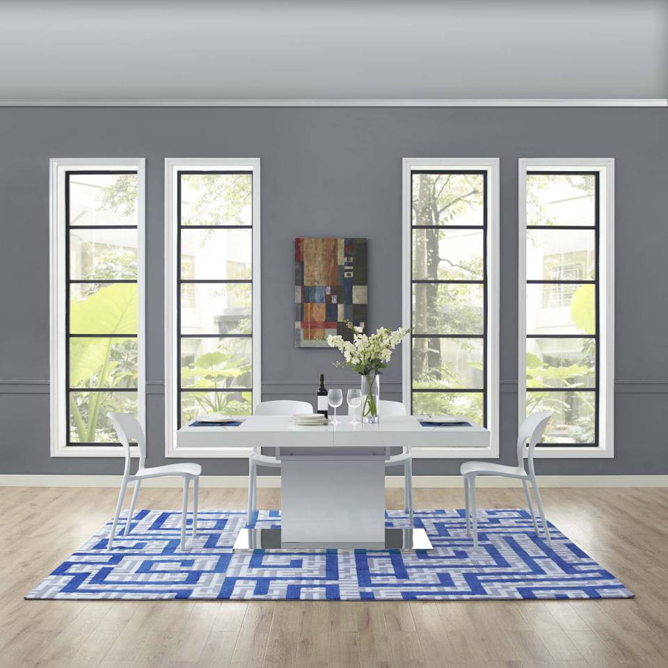 Modway Nahia Geometric Maze 8x10 Area Rug | Rugs | Modishstore
