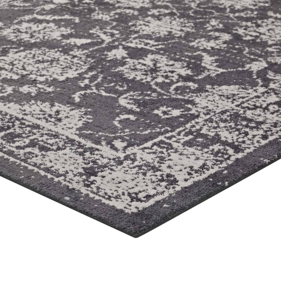Modway Kazia Distressed Floral Lattice 8x10 Area Rug | Rugs | Modishstore-3