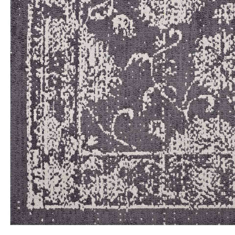 Modway Kazia Distressed Floral Lattice 8x10 Area Rug | Rugs | Modishstore-4