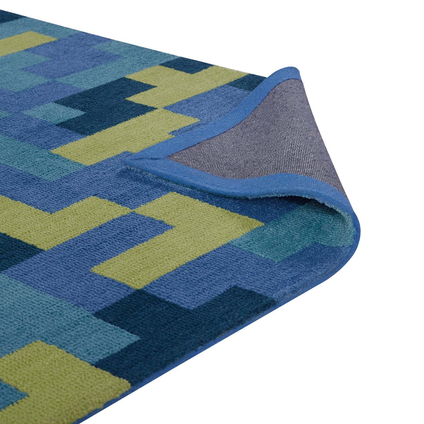 Modway Andela Interlocking Block Mosaic Area Rug