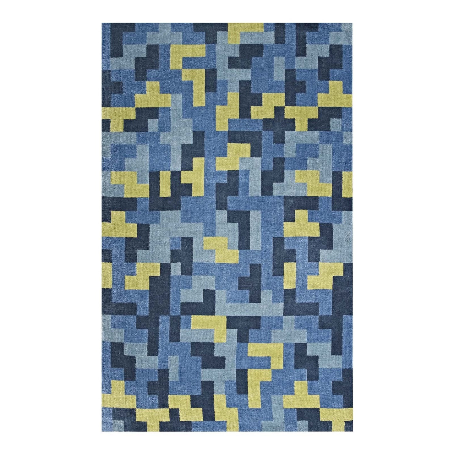 Modway Andela Interlocking Block Mosaic Area Rug