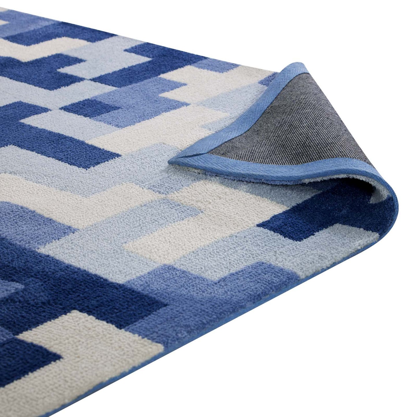 Modway Andela Interlocking Block Mosaic Area Rug