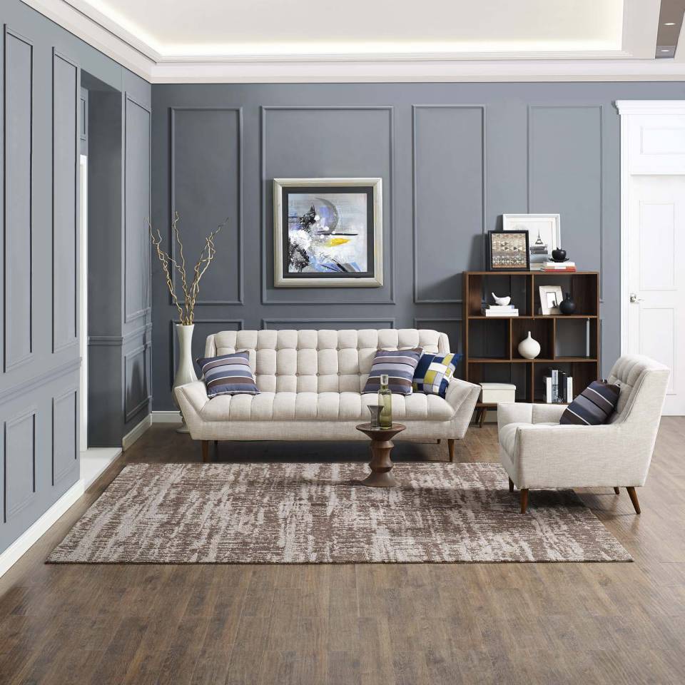 Modway Darja Distressed Rustic Modern 8x10 Area Rug | Rugs