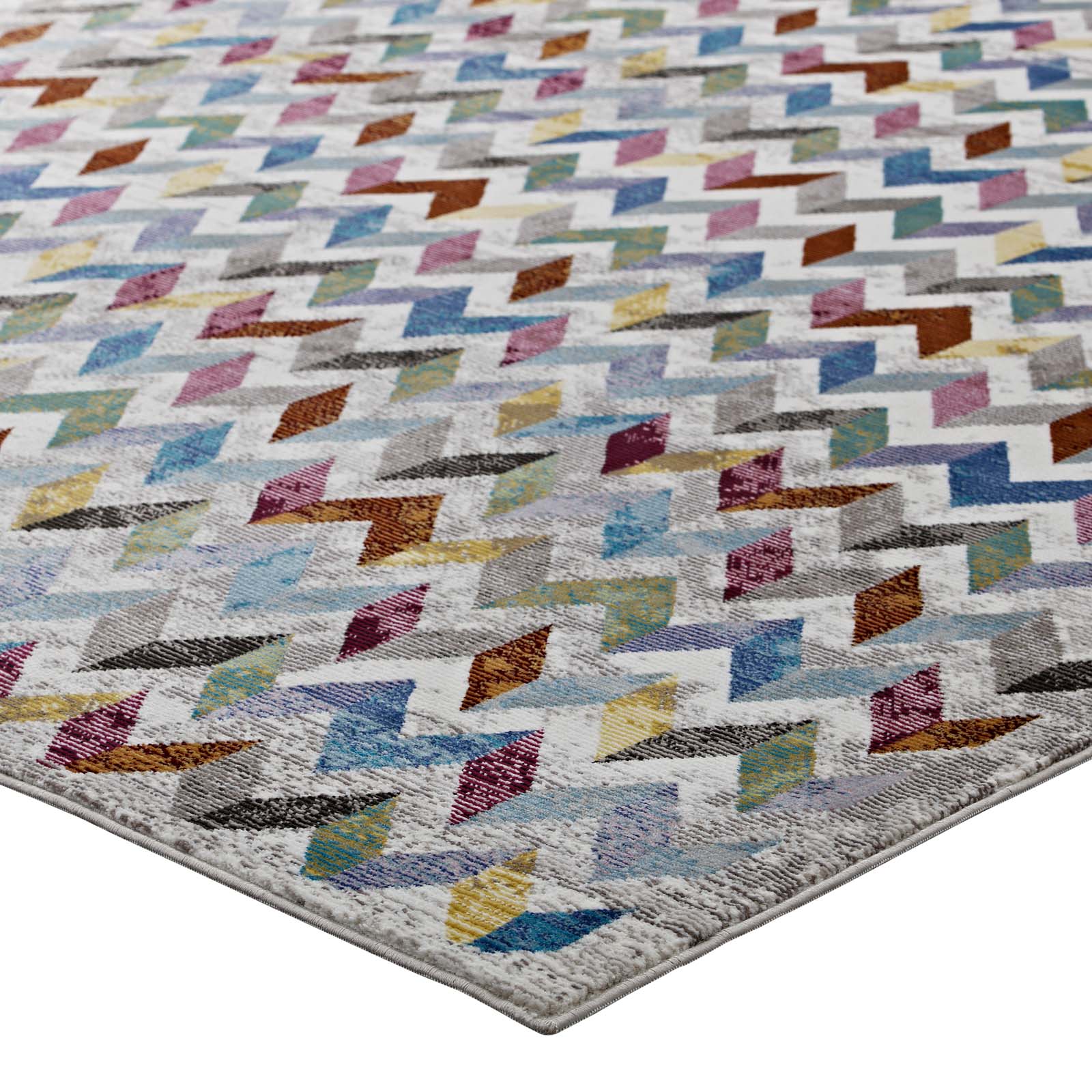 Modway Gemma Chevron Mosaic 5x8
 Area Rug | Rugs | 