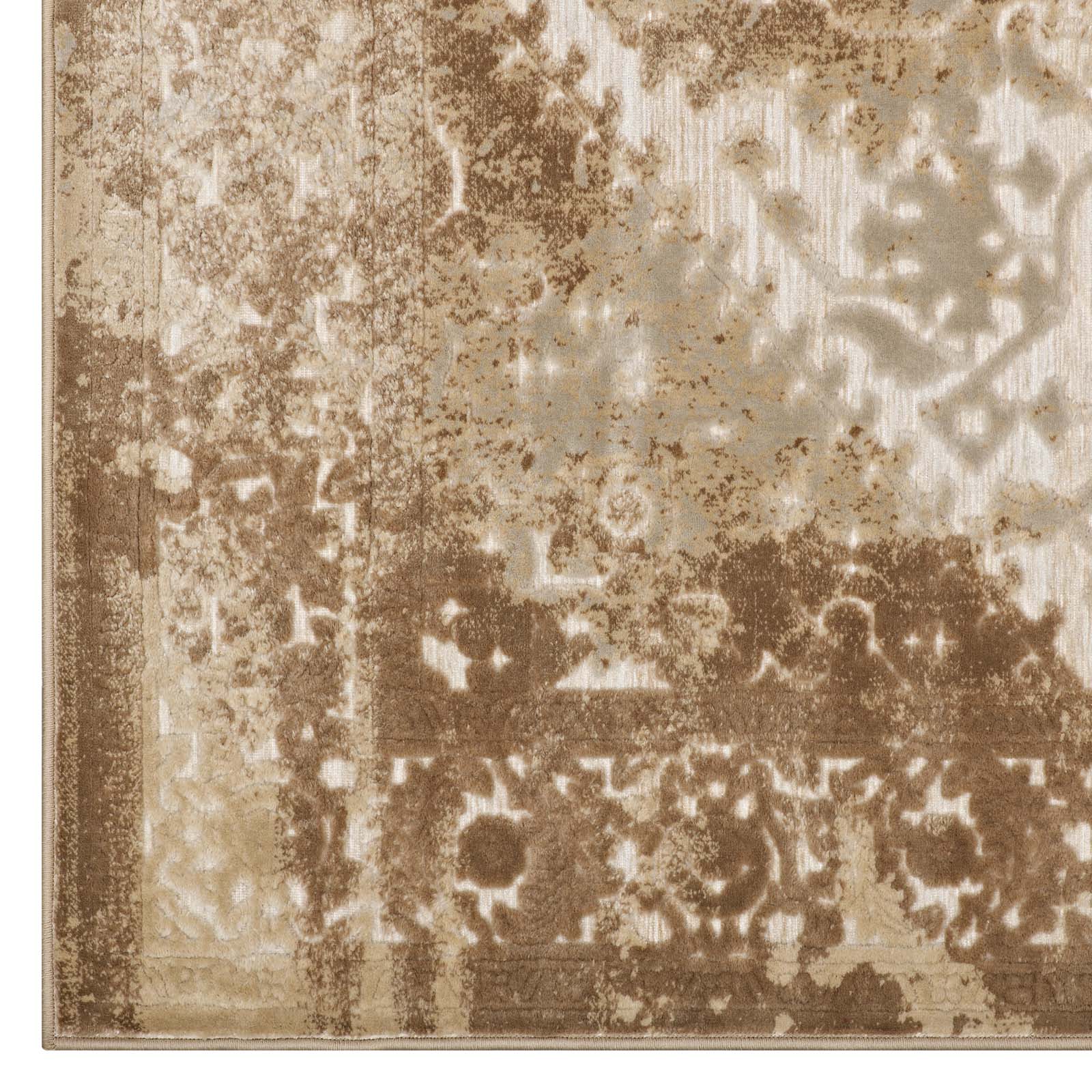 Modway Rosina Distressed Persian Medallion 5x8 Area Rug | Rugs | Modishstore-2